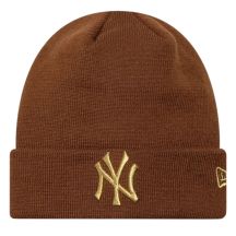 New Era Women's Metallic Logo Beanie New York Yankees Hat 60915931 Brown One Size