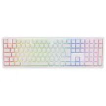 Bezprzewodowa klawiatura do gier Ducky Zero 6108 Pure White - MX2A Czerwona US (DKZE2408ST3-CRUSPDOECL2WW1)