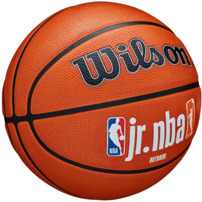 4. Wilson Jr NBA Logo Auth Outdoor Basketball WZ3011801XB6