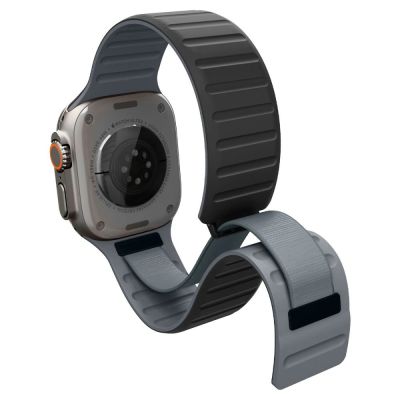 4. Spigen Athlex Air M Strap for Apple Watch 44 / 45 / 46 / 49 mm - Black and Gray