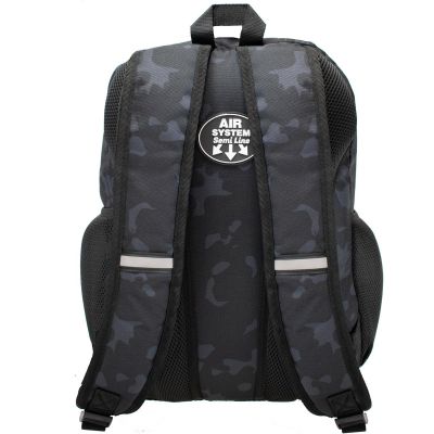 4. Graphite-Black Youth Backpack SEMI LINE