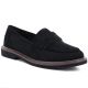 5. Women's suede lords shoes black Vinceza 62335