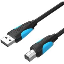 Vention USB-A to USB-B Printer Cable 480Mbps 5m Black