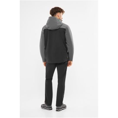 2. Men’s hardshell jacket with Primaloft fleece jacket VIKING Ravelo 3 in 1 Man black-grey L
