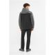2. Men’s hardshell jacket with Primaloft fleece jacket VIKING Ravelo 3 in 1 Man black-grey L