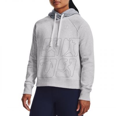 6. Under Armor Rival Fleece CB Hoodie W 1373031 014