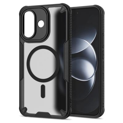 3. Tech-Protect Rugged Shield MagSafe Case for Xiaomi Redmi Note 17 Pro 5G - Matte Black