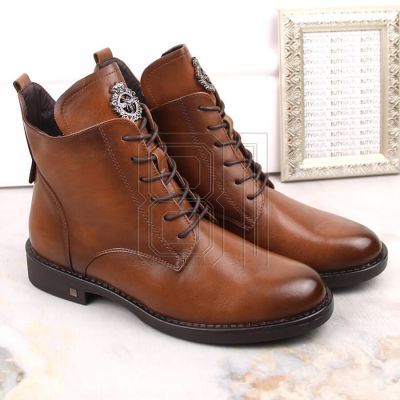 5. Lace-up and zipper boots Potocki W WOL171C brown