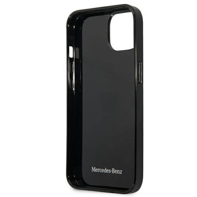 7. Mercedes Silver Stars Pattern Case for iPhone 13 mini - Black