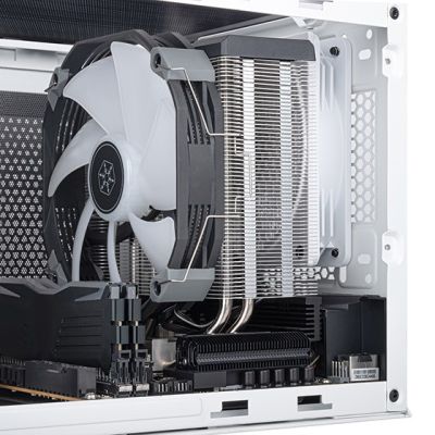 17. Silverstone SST-ARV140-ARGB Computer Cooling System Processor Air Cooler 14cm Black, Gray 1 pc.