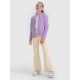 4. Girls’ Slim-Fit Fleece Jacket with Stand-Up Collar 4F 4FJRAW25TFLEF434-51S