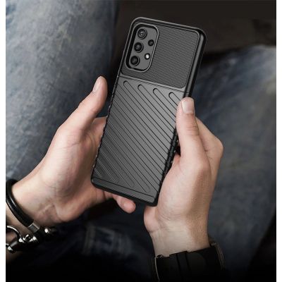 9. Thunder Case Flexible Tough Rugged Cover TPU Case for Samsung Galaxy A72 4G black
