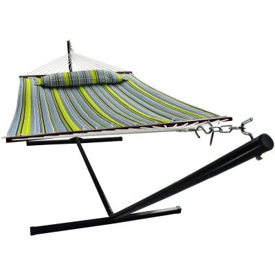 18. METAL HAMMOCK STAND 374x91x111CM