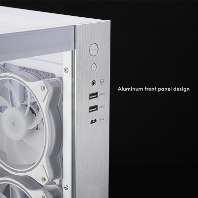10. Chieftec GM-30W-TG-OP Computer Security & Holder Cube White