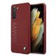 BMW Silicone Signature Logo Case for Samsung Galaxy S21+ - Red