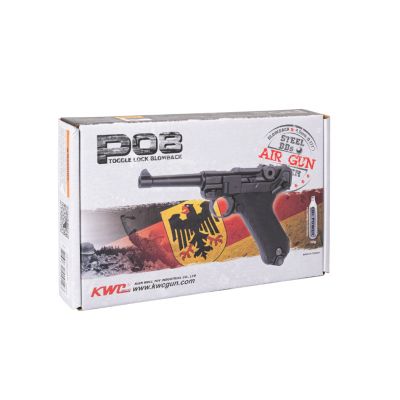 5. Air pistol RANGER P08 Parabellum KWC cal. 4.5 BBs BLOW BACK 21 shots FULL METAL CO2 (AAKCMB410AZB)