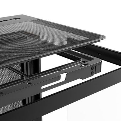 6. Antec C8 Curve Wood Full Tower Black, Clear, Wood