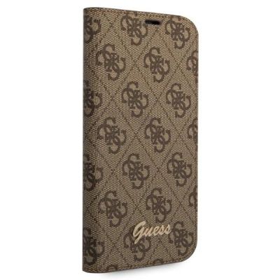 5. Guess GUBKP14XHG4SHW iPhone 14 Pro Max 6.7 "brown / brown book 4G Vintage Gold Logo