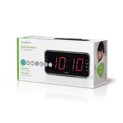 12. Nedis CLAR004BK Alarm Clock Digital Alarm Clock Black