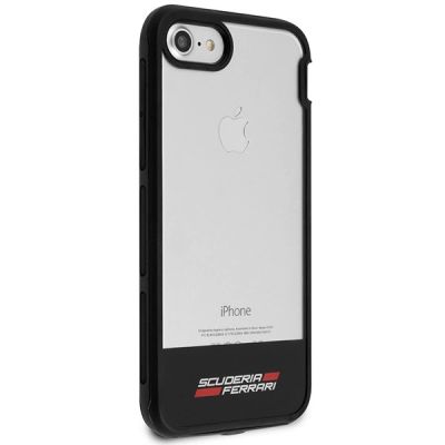 4. Ferrari Racing Shield Case for iPhone 7 / 8 / SE 2020 / SE 2022 - Semi-Transparent
