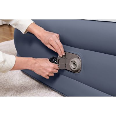 12. Bestway 67923/23 Air Mattress Double Mattress Gray, White Unisex
