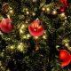 13. DECORATIVE PLASTIC BAUBLES SHATTERPROOF 46 PCS RED MICA