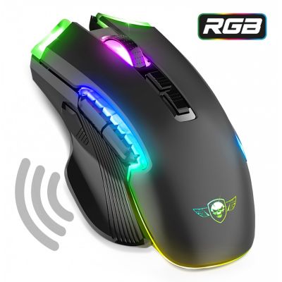 3. Spirit of Gamer ELITE M70 Gaming Mouse Right Side RF Wireless + Bluetooth Optical 4800 DPI