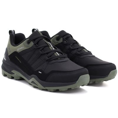 5. Men's waterproof oversized softshell trekking shoes black DK 17920