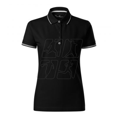 4. Malfini Perfection plain polo shirt W MLI-25301 black