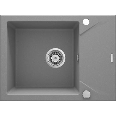 Single-bowl granite sink with drainer ZQJ_S11A 5908212054277