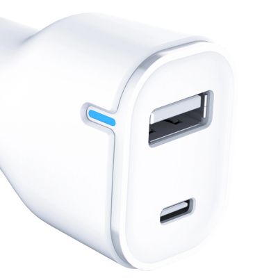 5. 3mk Car Charger 20W PD3.0 QC 3.0 USB 1A1C - White