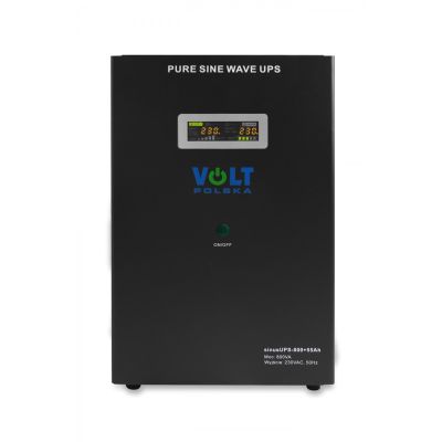VOLT Polska UPS SINUS 800 + 55Ah (500/800W) 3SR800WA55 emergency power supply