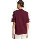 3. adidas Essentials 3-Stripes Boyfriend Women’s T-Shirt Burgundy KX0793