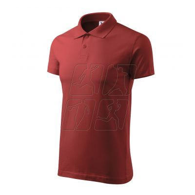 Malfini Single J. M MLI-20213 burgundy polo shirt