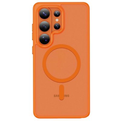 3. Tech-Protect Magmat MagSafe Case for Samsung Galaxy S26 Ultra - Orange Matte