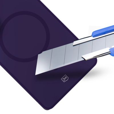 3. 3mk Smoke MagCase for Samsung Galaxy S25 Ultra - Purple-Translucent