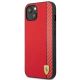 2. Ferrari FESAXHCP13SRE iPhone 13 mini 5.4" red/red hardcase On Track Carbon Stripe