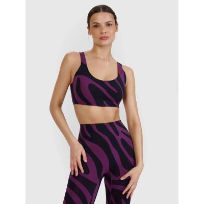 2. 4F 4FWSS25USBAF165-50A Medium Support Yoga and Pilates Bra