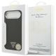 8. Guess Glitter Triangle Logo MagSafe Case for iPhone 17 Air - Black