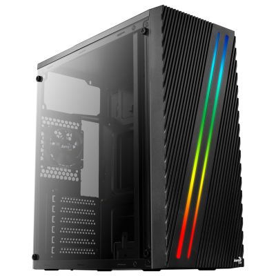 3. Aerocool PGS STREAK A AEROPGSSTREAK-A-BKRG case (ATX, Micro ATX, Mini ITX; black)