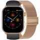 GRAVITY GT28-5 Women's Smartwatch Strap + Bracelet Rose Gold Black