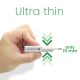 13. EVERACTIVE WALL CHARGER 1 x USB, 1 x USB-C QUICK CHARGE 3.0 20W SUPER SLIM WHITE SC-340Q