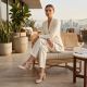6. Beige Sergio Leone SK824 women's sandals with straps