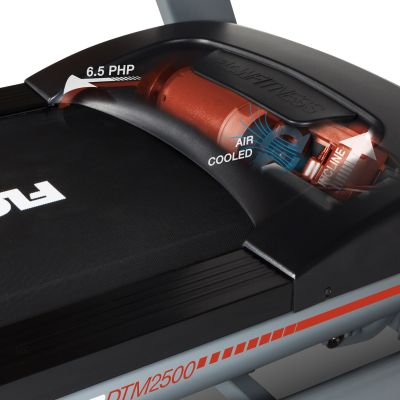 27. FLOW FITNESS ELECTRIC TREADMILL RUNNER DTM2500