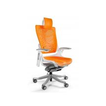 Wau 2 TPE-12 elastomer office chair mango/white