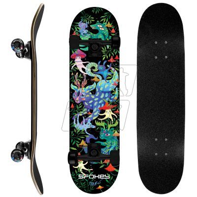 2. Spokey skateboard with glowing graphics Ollie SPK-942542