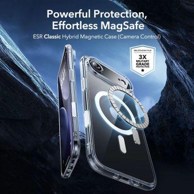 2. ESR Classic Hybrid MagSafe + Tempered Glass Set for iPhone 17 Air - Clear