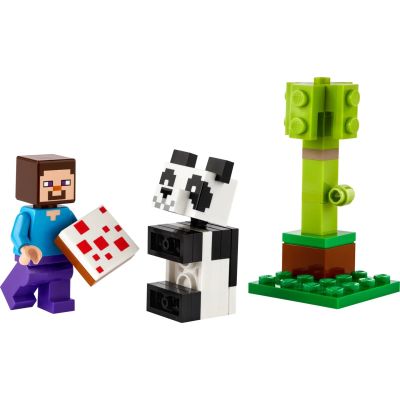 3. LEGO Minecraft 30672 Steve and the Baby Panda