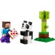 3. LEGO Minecraft 30672 Steve and the Baby Panda