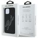 8. Karl Lagerfeld 3D Rubber Signature iPhone 15 Case - Black